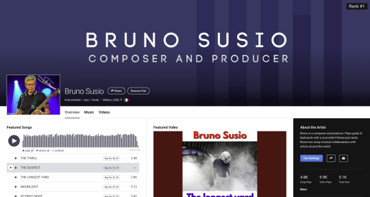 Composer, arranger, producer - Bruno Susio